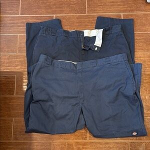 Dickies Men's Navy Blue Pants